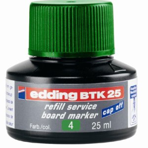 Tinta p/pizarra EDDING, fco. 25 ml verde