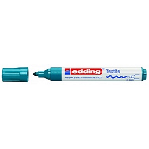 Marcador p/tela p.redon EDDING azul orie