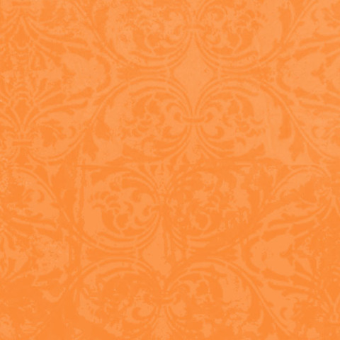 Papel LASTING orange fizz damask 8½x11"