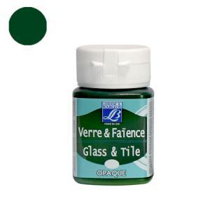 Pintura p/vidrio LEFRANC opaca, té verde