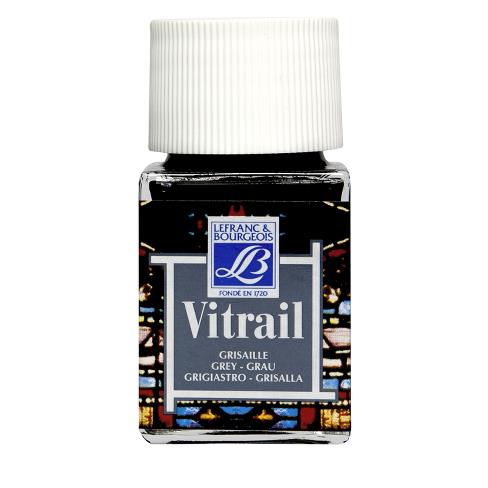 Pintura para vitral LEFRANC gris 50ml