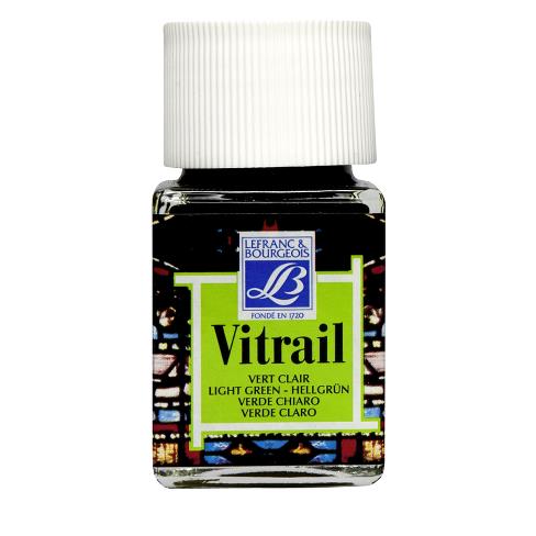 Pintura para vitral LEFRANC verde claro 50ml