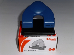 Perforador mediano ESSELTE D15 azul