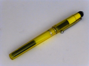 Rollerball tipo pluma LYRA amarillo