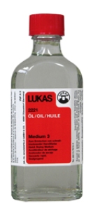 Medio #3 para óleo LUKAS, frasco 125ml