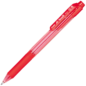 Bolígrafo PENTEL E-BALL p.medio rojo