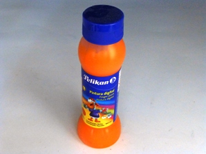 Pintura de dedo PELIKAN naranja 150ml