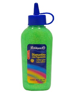 Diamantina PELIKAN 60ml verde limón