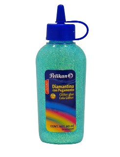 Diamantina PELIKAN 60ml azul pastel