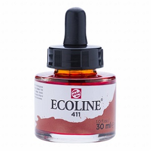 Acuarela líquida TALENS ECOLINE 30ml, siena tostada