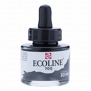 Acuarela líquida TALENS ECOLINE 30ml, negro