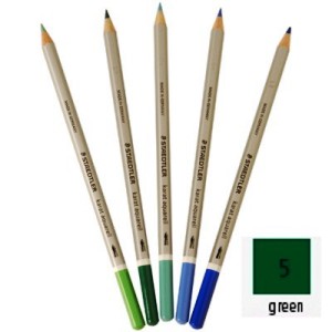 Lápiz acuarelable STAEDTLER verde