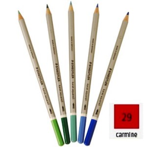 Lápiz acuarelable STAEDTLER carmín