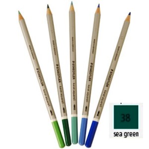 Lápiz acuarelable STAEDTLER verde mar