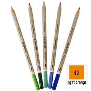 Lápiz acuarelable STAEDTLER naranja clar