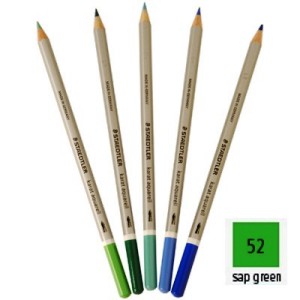 Lápiz acuarelable STAEDTLER verde vegeta