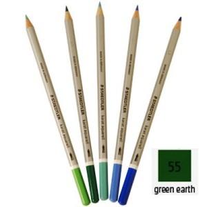 Lápiz acuarelable STAEDTLER verde tierra