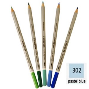 Lápiz acuarelable STAEDTLER azul pastel