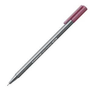 Rotulador TRIPLUS Fineliner rojo toscana