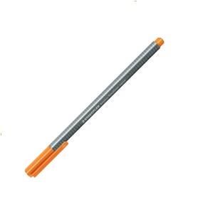 Rotulador TRIPLUS Fineliner naranja neón