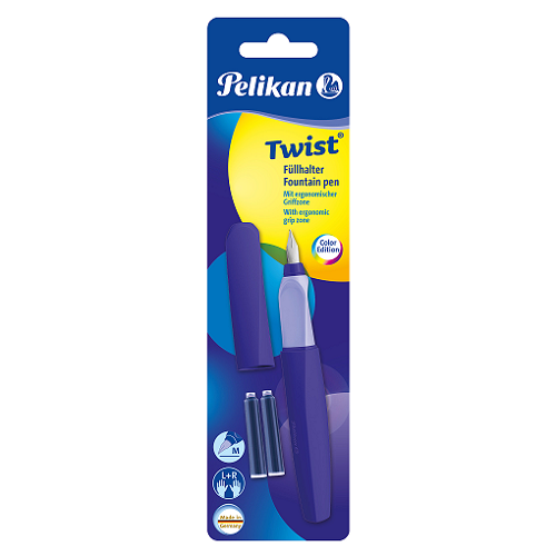 Pluma fuente PELIKAN TWIST ultra vio "M"