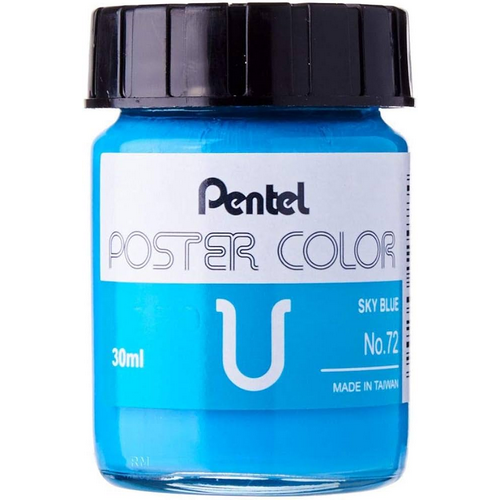 Témpera PENTEL 30ml celeste