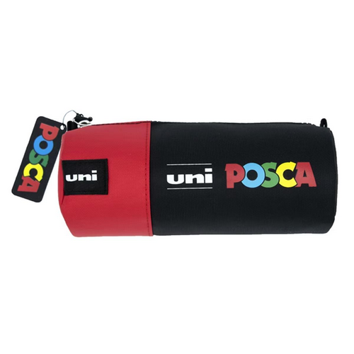 Estuche de tela plumones POSCA rojo