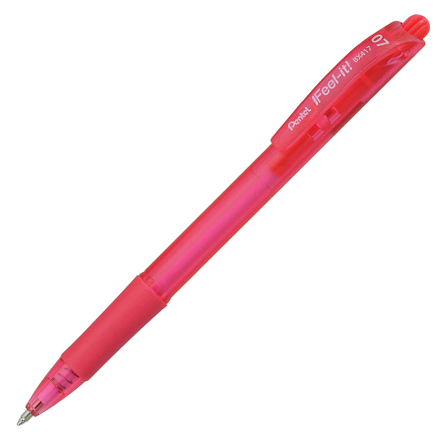 Bolígrafo PENTEL I FEEL-IT 0.7 rojo